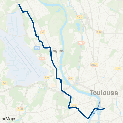 Tisséo Palais de Justice / MEETT map