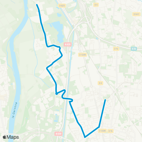 Tisséo Barrière de Paris / Ginestous Chênes map