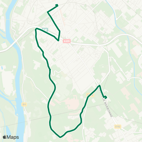 Tisséo St Agne - SNCF / Uni Paul Sabatier map
