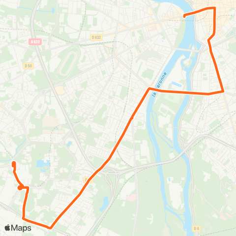 Tisséo Basso Cambo / Cours Dillon map