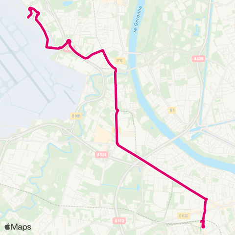 Tisséo Arènes / Aéroport map