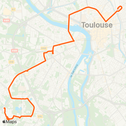 Tisséo Basso Cambo / Marengo - SNCF map