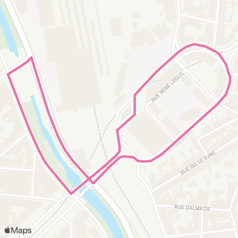 Tisséo Navette Access map