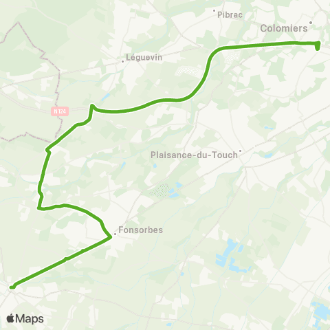 Tisséo Colomiers Gare SNCF / St-Lys Boulodrome map