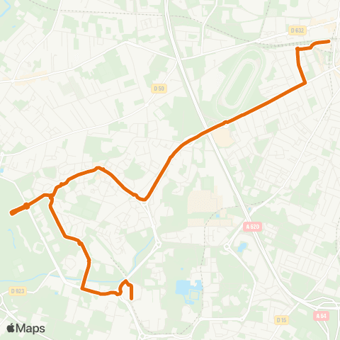 Tisséo Basso Cambo / Arènes ou Cité Scolaire Rive-Gauche map