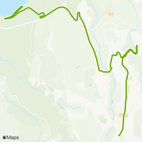 TITSA Realejo Alto Realejo Bajo San Agustín Playa del Socorro map