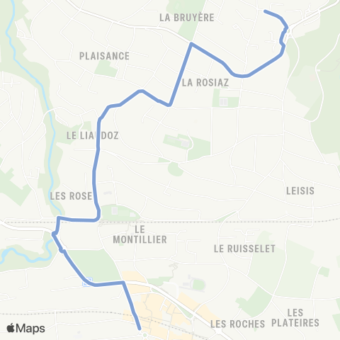 tl - Transports publics lausannois Pully, gare - Pully, Daillettes map