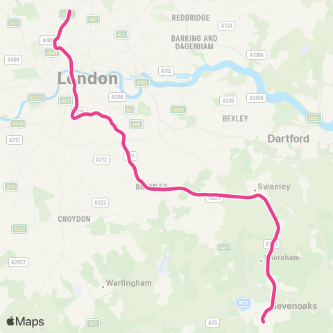 ThamesLink Thameslink map