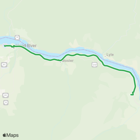 The Link The Dalles map