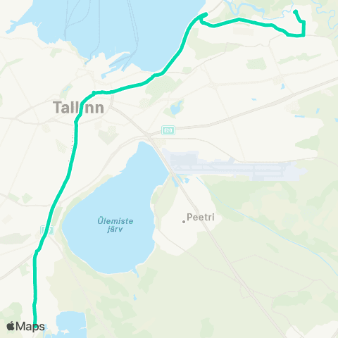 TLT Männiku - Viru - Metsakooli Tee map