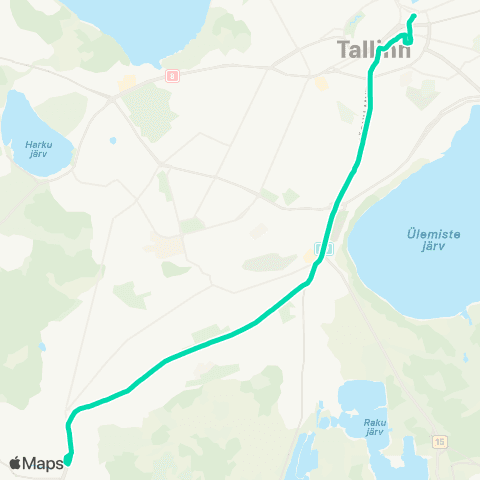 TLT Viru Keskus - Vana-Pääsküla map