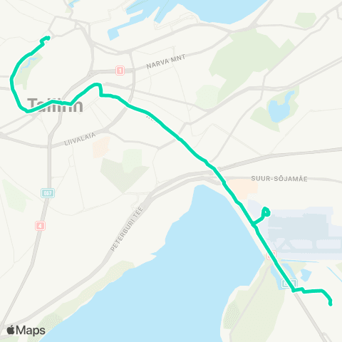 TLT Balti Jaam - Mõigu map