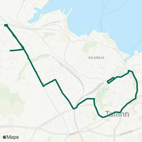 TLT Öö Balti Jaam - Pelguranna map