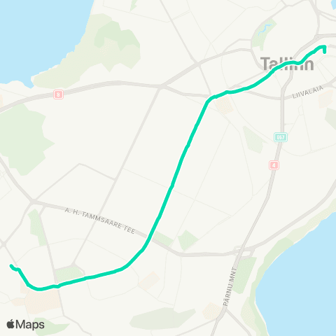 TLT Mustamäe - Kaubamaja map