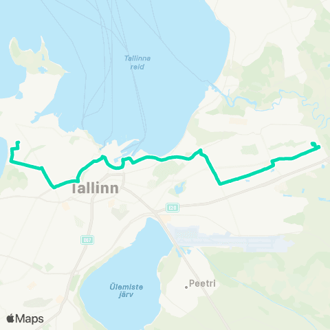 TLT Priisle - Balti Jaam - Pelguranna map