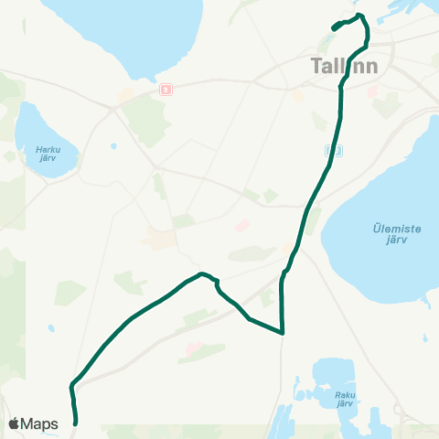 TLT Öö Balti Jaam - Vana-Pääsküla map