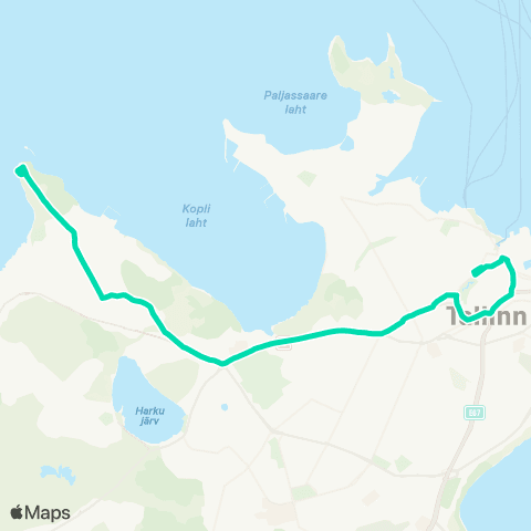 TLT Balti Jaam - Kakumäe map
