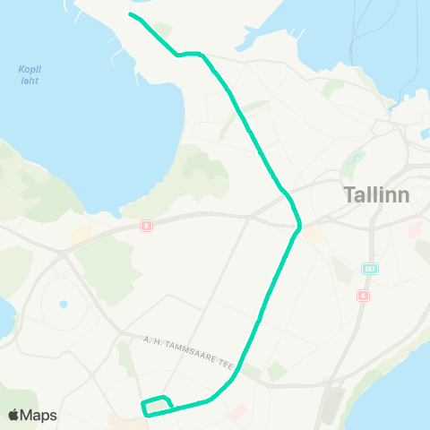 TLT Keskuse - Kopli map