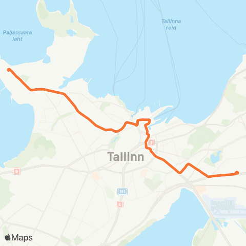 TLT Kopli - Suur-Paala map