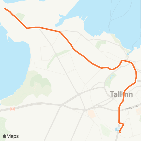 TLT Kopli - Kadriorg map