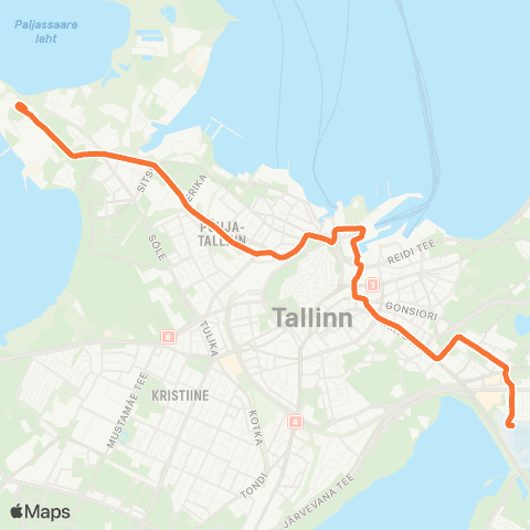 TLT Kopli - Lennujaam map