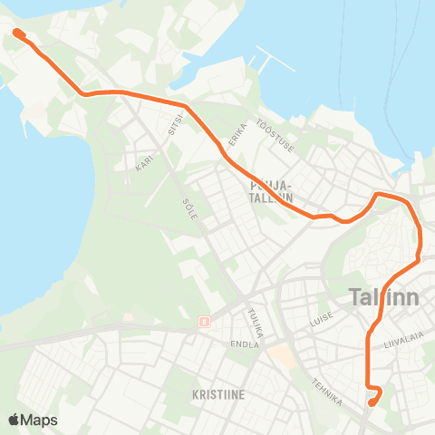 TLT Kopli - Vana-Lõuna map