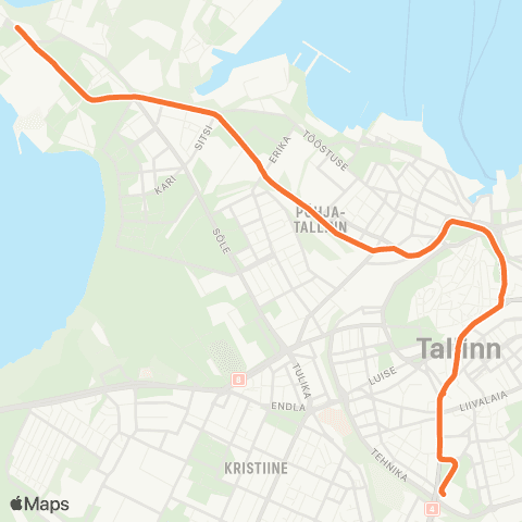 TLT Kopli - Kadriorg map