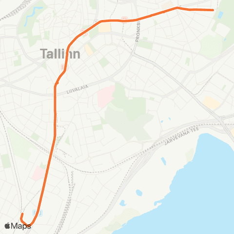 TLT Tondi - Kadriorg map