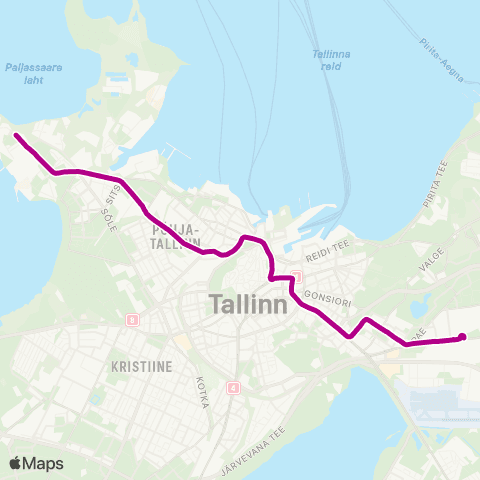 TLT Kopli - Suur-Paala map