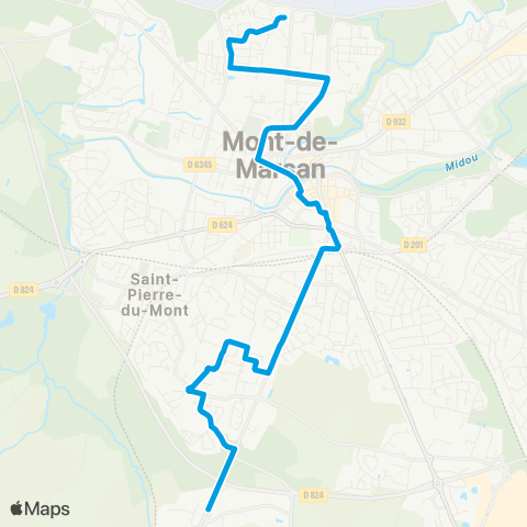 TMA B.A. 118 - La Téoulère map