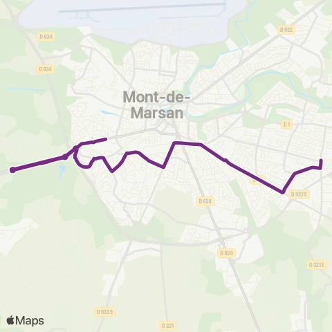 TMA Bois dormant - Vignau map
