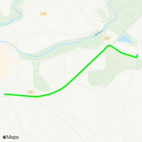 TMA Navette Camping map