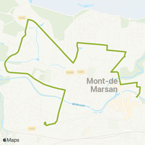 TMA Hôtel de ville<=>Jouanas map
