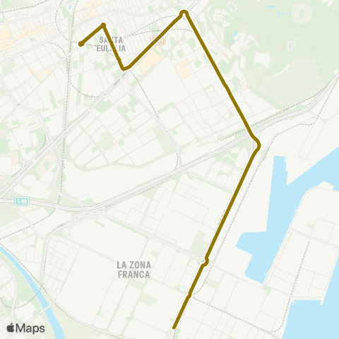 TMB Especial L10S Can Tries / Gornal - ZAL / Riu Vell map