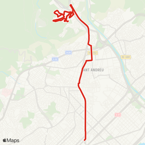 TMB Clot / Ciutat Meridiana map