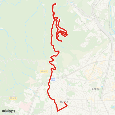 TMB Pl. Eivissa / Cementiri de Collserola map