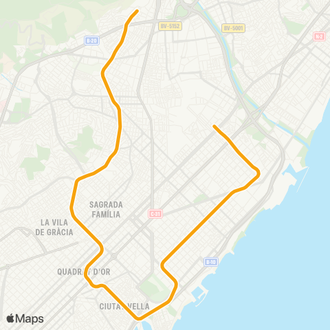 TMB La Pau - Trinitat Nova map