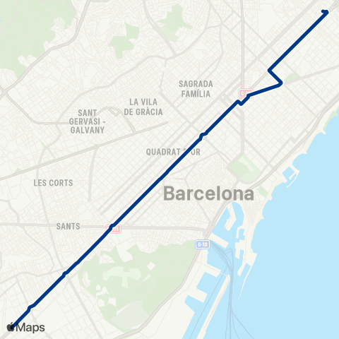 TMB Gornal / Besòs Verneda map