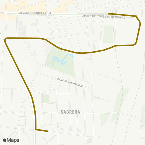 TMB Llançadora L9N-L10N Sagrera-Onze Setembre map