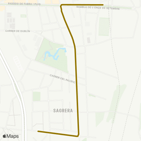 TMB Especial L9N-L10N Sagrera-Onze Setembre map