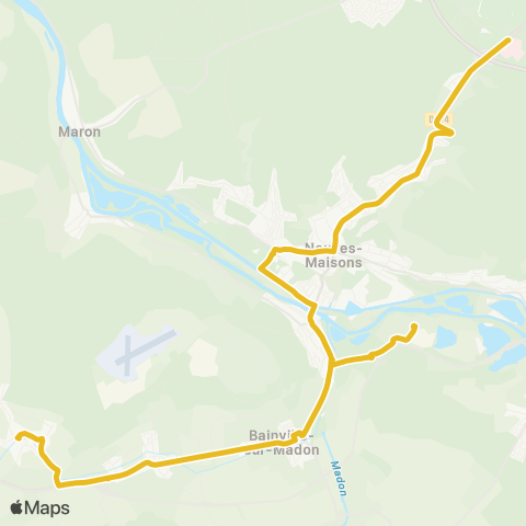 T'MM Ligne C - CHU Brabois - Viterne map