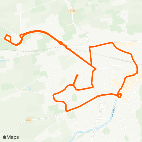 ToPAz Agglo'navette - Circuit 2 map