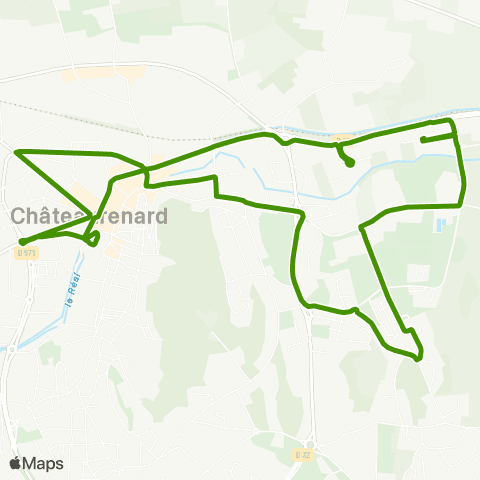 ToPAz Agglo'navette - Circuit 3 map