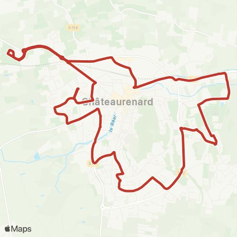 ToPAz Agglo'navette - Circuit 4 map