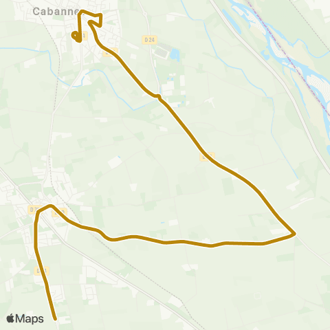 ToPAz Scolaire Cabannes - Verquières - Mollégès - St Andiol map