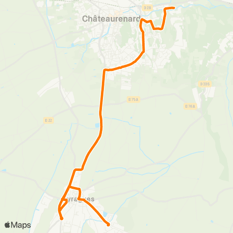 ToPAz Scolaire Eyragues-Châteaurenard map