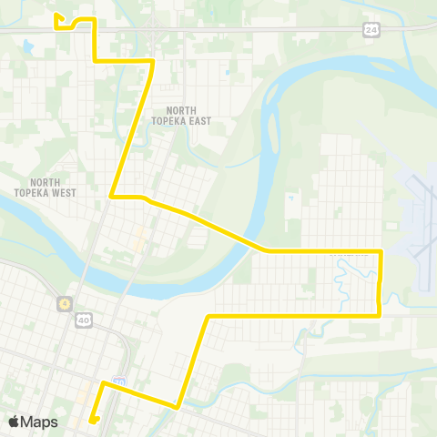 Topeka Metro Oakland map