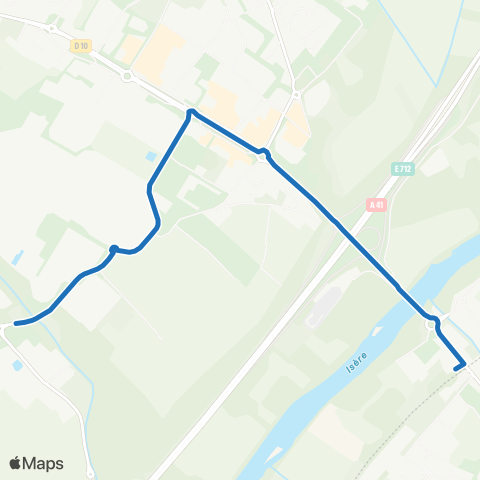 M Réso Villard-Bonnot Brignoud Gare / Bernin Cloyères map