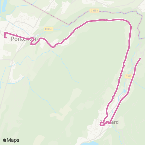 M Réso Allevard Écoles-Pléiades / Pontcharra Collège - Lycée map