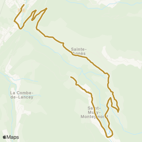 Tougo - Lignes scolaires 321 map